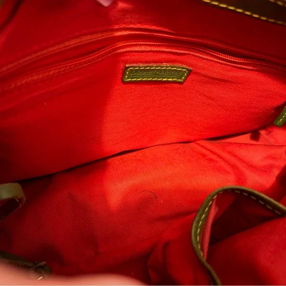 Dooney & Bourke Navy and Tan Shoulder Bag - Picture 4 of 4